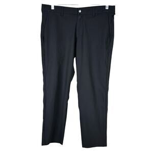 Lululemon Commission Pant Slim Warpstreme Black Men's Size 36 x 28 EUC